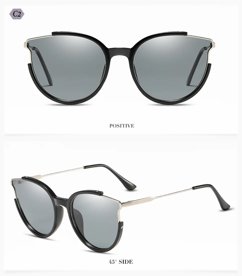 Max Glasiz новые высококачественные поляризационные солнцезащитные очки Cateye женские модные уличные трендовые солнцезащитные очки Polariod мужские TAC линзы gafas UV400