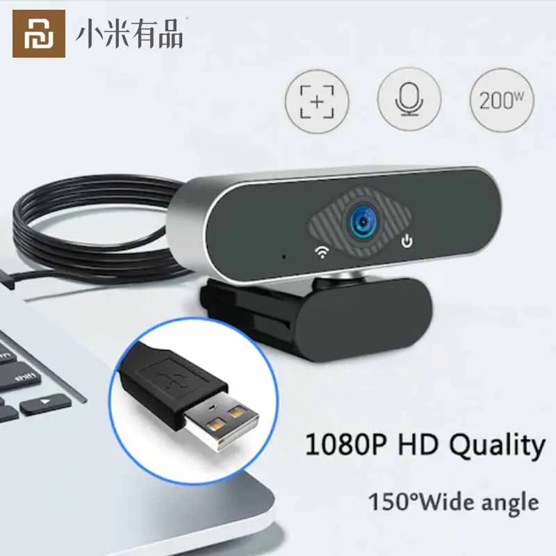 

Xiaovv 1080P USB IP Camera Webcam With Microphone 150Â° Wide Angle Widescreen HD Camera Digital Webcam From Xiaomi Youpin