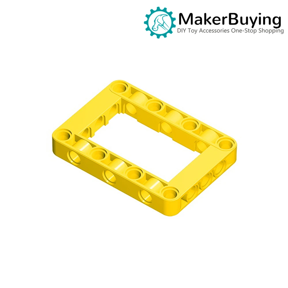

Compatible with Lego 64179 domestic technology building blocks with spare parts 4559880 yellow 5x7 hole arm ring frame beam