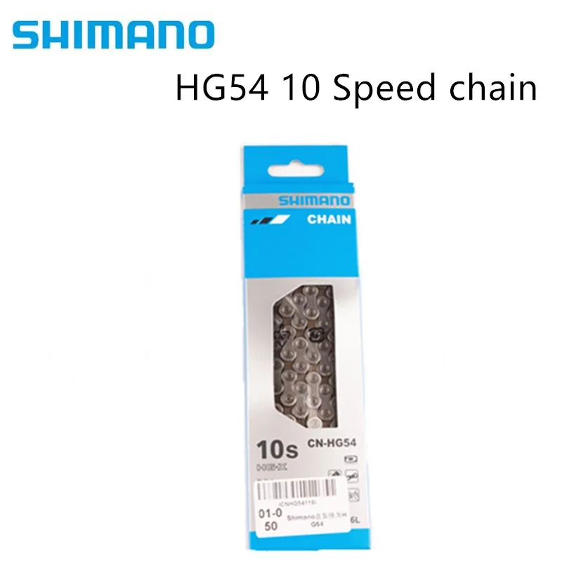 Спидовая цепь SHIMANO CN HG54 10S 116/120 л звено для горного велосипеда дорожного