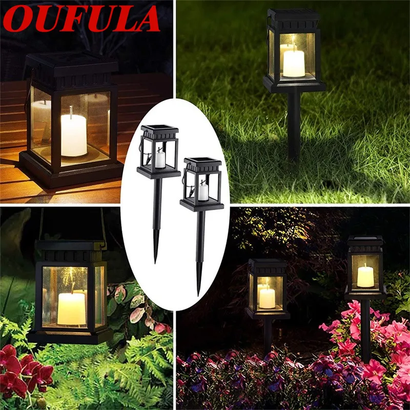 

WPD New Product Solar Carrying lantern candle IP44 Lawn Lights Garden Decoration