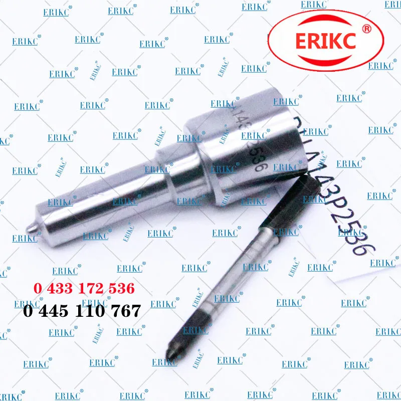 

ERIKC DLLA143P2536 форсунка Форсунки с общей топливной магистралью OEM 0 433 172 536 дизельная Форсунка для 0 445 110 767