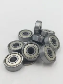 

10pcs/lot Double Shielded Miniature High-carbon Steel Single Row 608ZZ 8x22x7mm miniature deep groove ball bearing 8*22*7mm