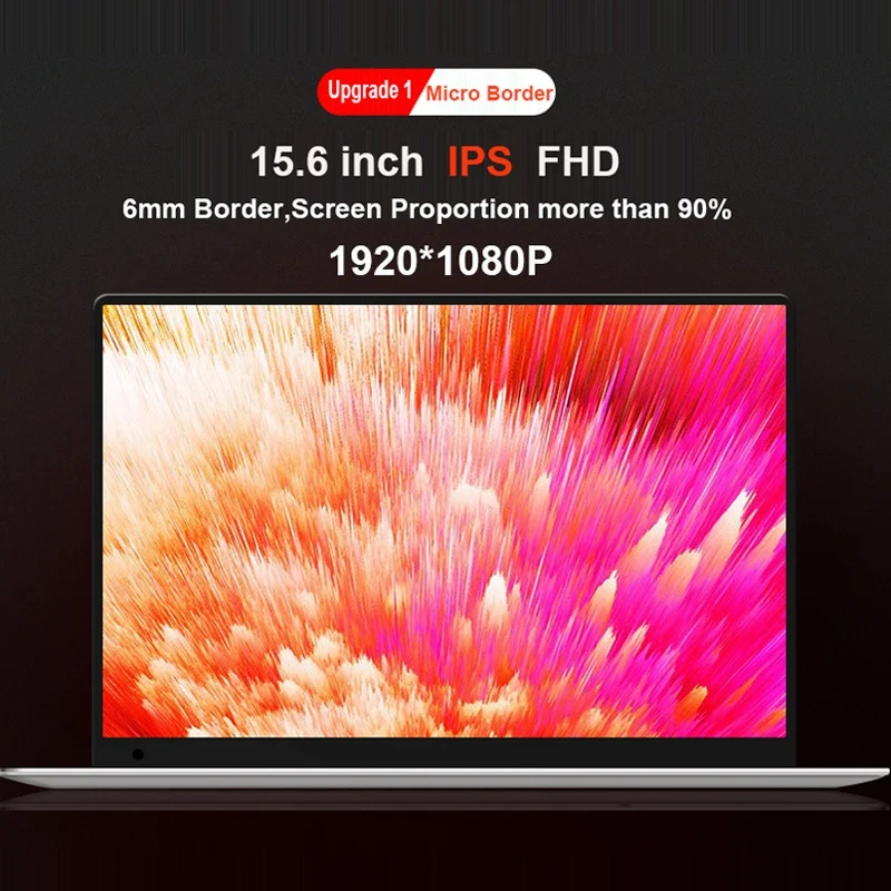 156 Zoll 6GB RAM SSD Ultrabook Gaming Laptops für Intel J3455 Win10 1920x1080 Volle HD Notebook