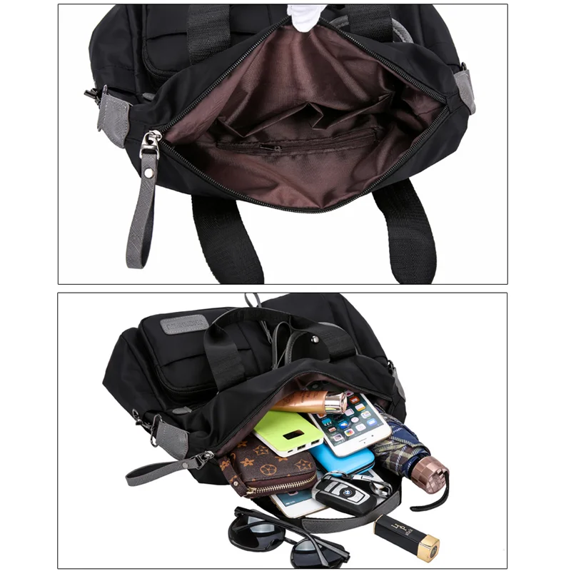 Women Nylon Waterproof Crossbody Shoulder Bag