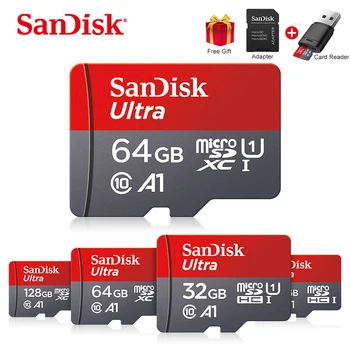 Sandisk флэш-карта памяти 32 Гб микро sd карты A1 Class 10 16 Гб 98 МБ/с. TF карты памяти micro sd 128 Гб 64gb microsd cartao de memoria