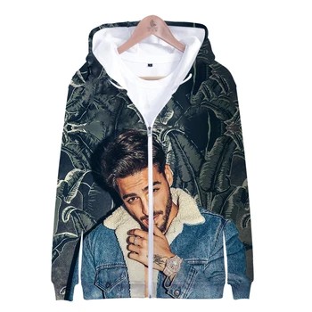 

Maluma Colombian singer and songwriter New High Quality 3D New Hoodies zipper Fashion Casual Hoodies Unisex/Kids Sweatshirts