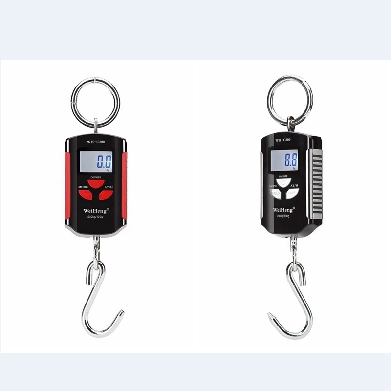 QWORK® Digitale Hangweegschaal 300 kg, Digitale Aluminium Kraanweegschaal, Voor Wharf Wegen, Staal Grondstoffen, Vissen QWORK® Digitale Hangweegschaal 300 kg, Digitale Aluminium Kraanweegschaal, Voor Wharf Wegen, Staal Grondstoffen, Vissen