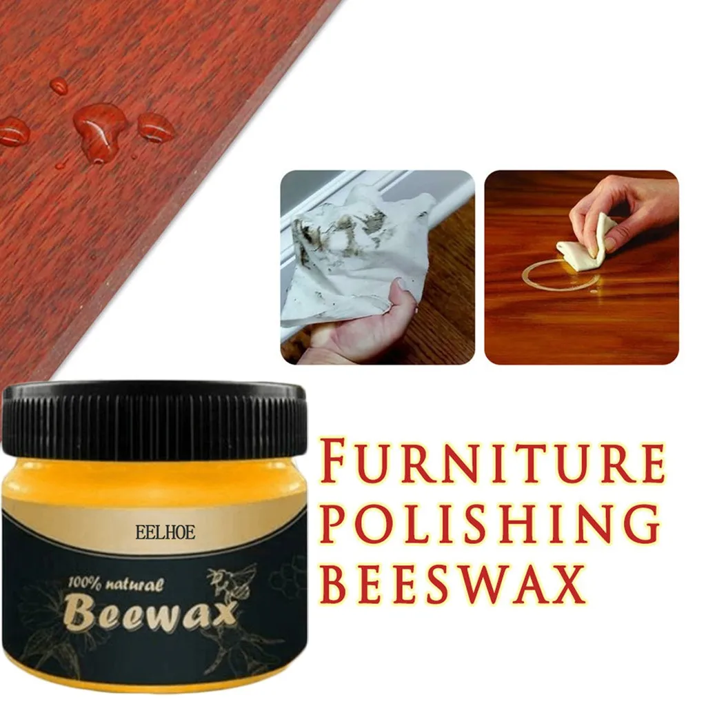 Дерево приправа пчелиный воск полное решение мебель уход Beewax домашняя Чистка