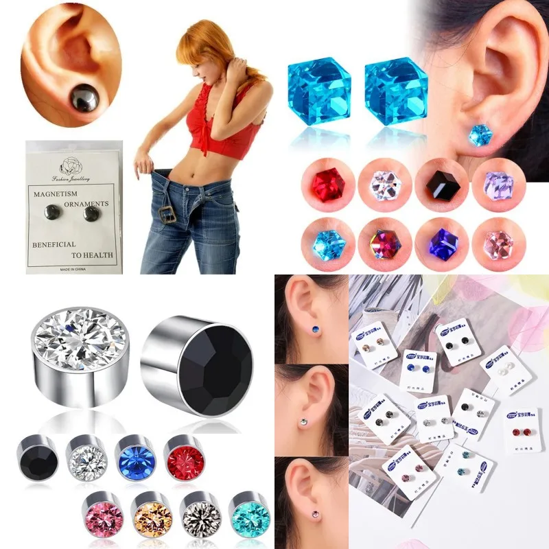 22 Style 1pair Slimming Earrings Slimming Patch Lose Weight