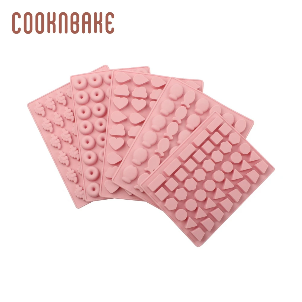 

COOKNBAKE bear gummy mold silicone mold for candy chocolate heart biscuit form cake decoration tool with dropper