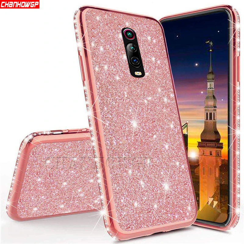 

Diamond Glitter Soft TPU Case on for Xiaomi Redmi K20 Pro Luxury Bling Cover For Xiaomi Mi9 Mi 9T Pro K20 Shiny Cover Shell Capa