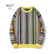*#Best Price RLJT.JIN Winter warm Geometric symmetry of the pattern of round collar long sleeve cotton pullover Recreational sweater *#Best Price RLJT.JIN Winter warm Geometric symmetry of the pattern of round collar long sleeve cotton pullover Recreational sweater