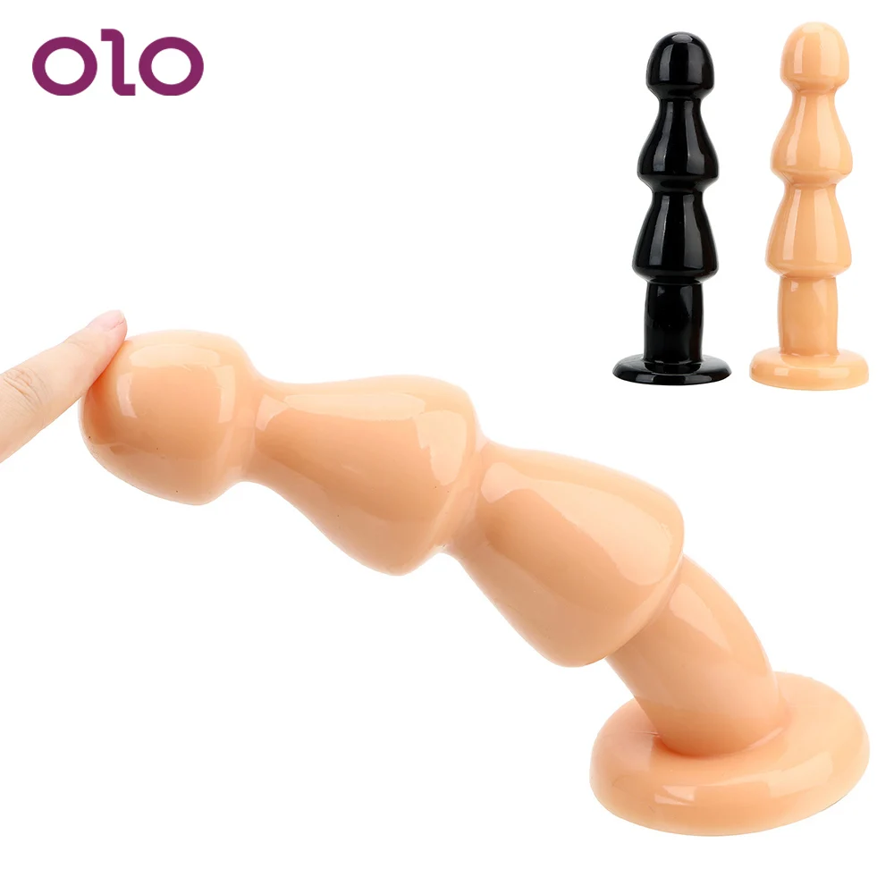 Silicone Big Dildo Huge Size Anal Stimulation Prostate Massager Flexible Anal Plug Soft Anus Bead Butt Plu 2023 new_voghion.com