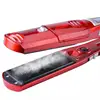 Steam Hair Straightener Ceramic Vapor Infrared Heating Flat Iron Curler Pod Hair Straightening Iron LCD Display Hair  Styler Too 2