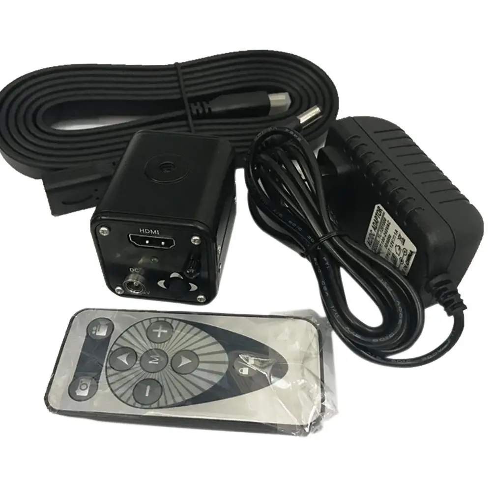 

60F/S Microscope 1080P Full HD HDMI Industrial Video Camera + IR Remote Control 1/3 inch Optical DC 5-12V Tools