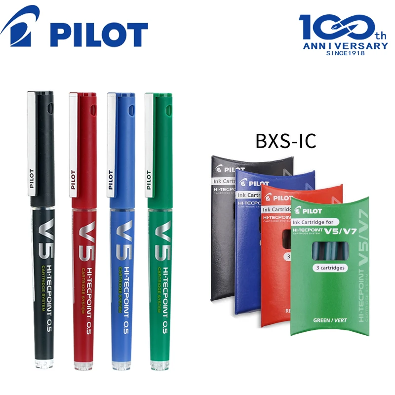 

PILOT BXC-V5 Direct Liquid Type Gel Pen 0.5mm Replaceable Ink Tank Writing Length Is 1500M Study Office Stationery