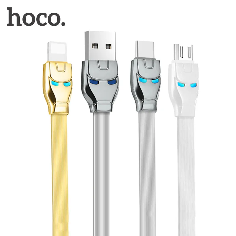 Беспроводное зарядное устройство HOCO 2.4A USB Type C кабель для iPhone Samsung Xiaomi Быстрый