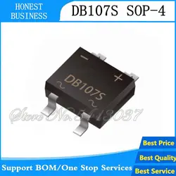 10 шт. SMD DB107 DB107S 1A 1000 в один фазы диодный выпрямительный мост