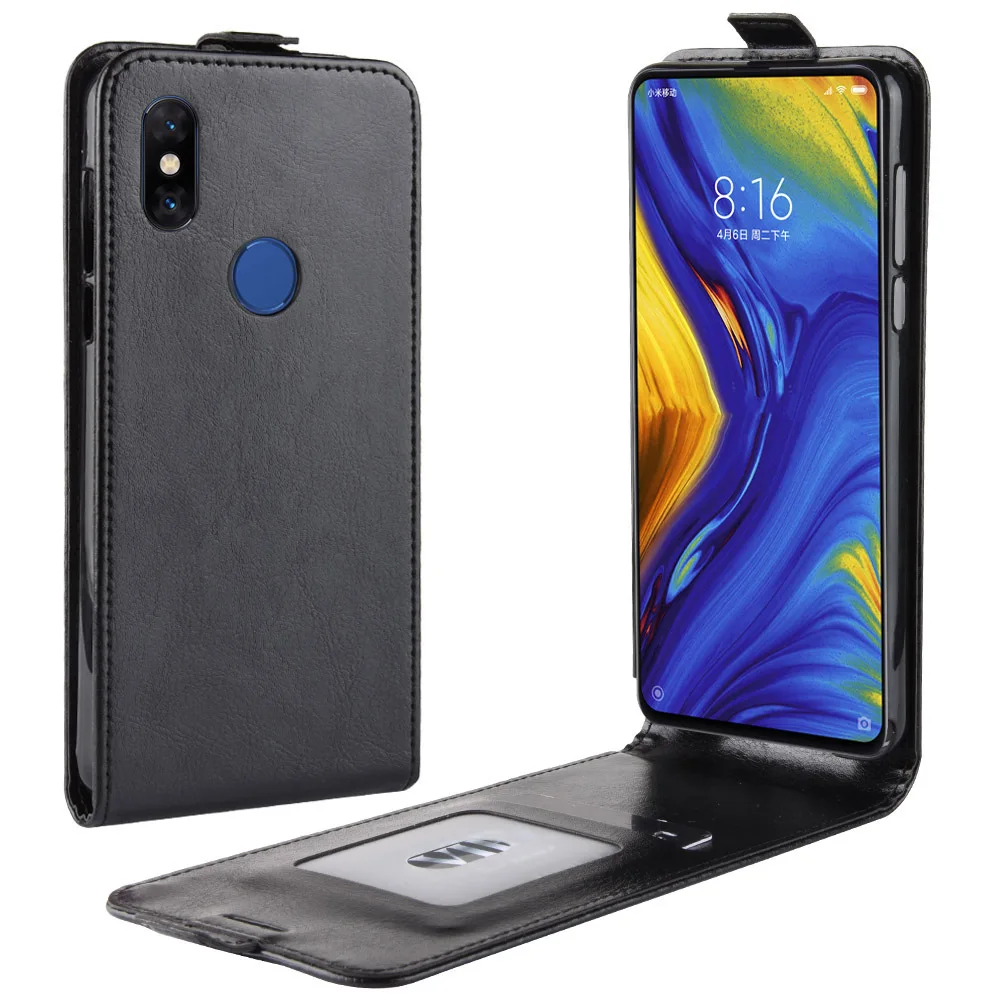 Вертикальный флип-чехол для Xiaomi mi cc9 cc9e 9 Explorer 9 se 8 lite 6x 5X mi x3 mi x 2S Note 3 Play pocophone F1 кожаный чехол-кошелек