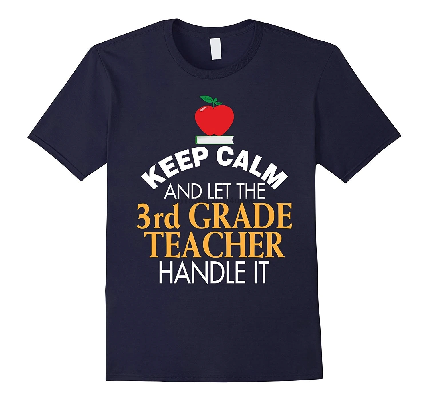 Мужская Футболка Keep Calm And Let The Third grade Teacher Handle It t-shirt-RT женские футболки | одежда