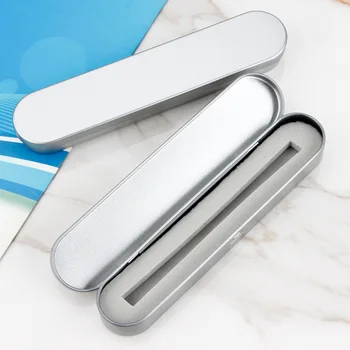 

2 Pieces High-quality Pencil Box For Metal Ballpoint Pen with Diamond Crystals,Pencil Case For Gift School Stationery Supplies