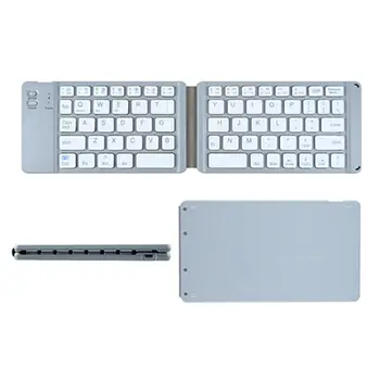 

Wireless Bluetooth Foldable Mini Keyboard Tablet Cellphone Computer Universal Keyboards Travel Magnetic Folding Keypad new