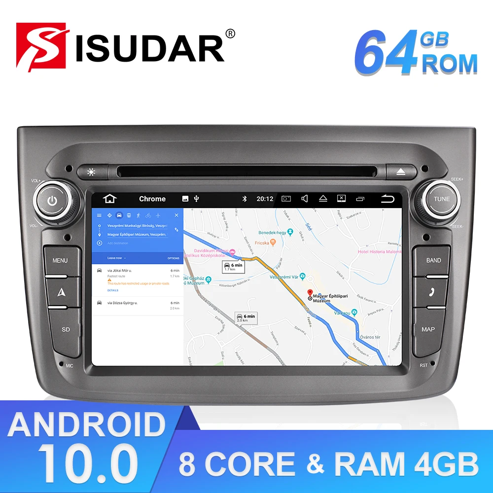 Isudar 1 Din Авто Радио Android 9 для Alfa rom eo Mito 2008 Octa Core ram 4G 64G Автомобильный мультимедийный