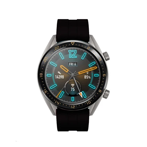 Ремешок для часов huawei GT для samsung gear S3 frontier Galaxy Watch 46 мм amazfit gts xiaomi и других 22 мм смарт-часов - Цвет ремешка: black