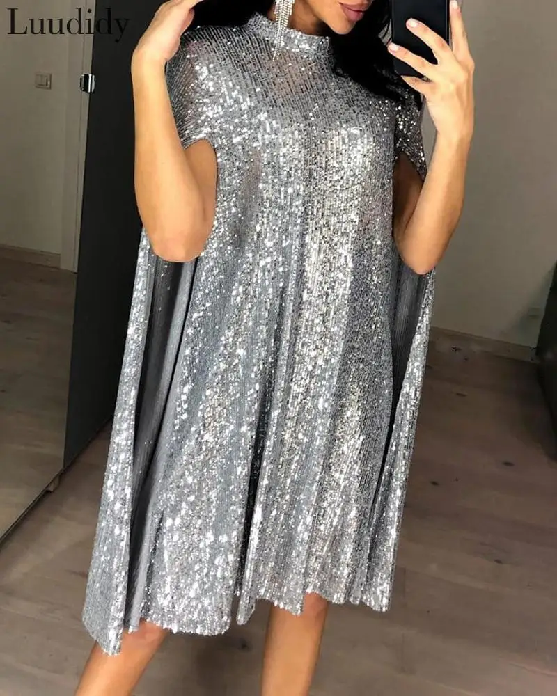 plus size sequin cape