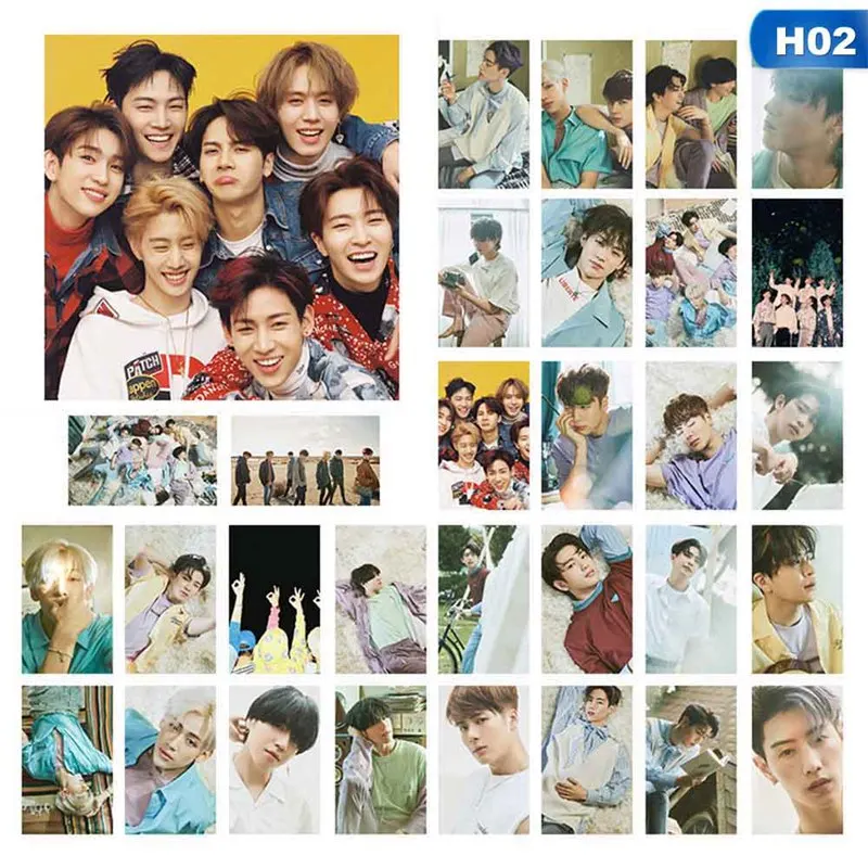 30 шт./компл. KPOP GOT7 альбом самодельный бумажный плакат фото карта ЛОМО карта Фотокарта вентиляторы Подарочная коллекция Канцелярский набор - Цвет: H02