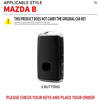 Fob chiave a distanza di Shell della cassa della copertura dell'automobile di TPU per Mazda 3 CX5 Alexa CX3 CX4 CX-5 CX8 CX-30 CX30 2019 2020 accessori automatici del protettore - Fob chiave a distanza di Shell della cassa della copertura dell automobile di TPU per