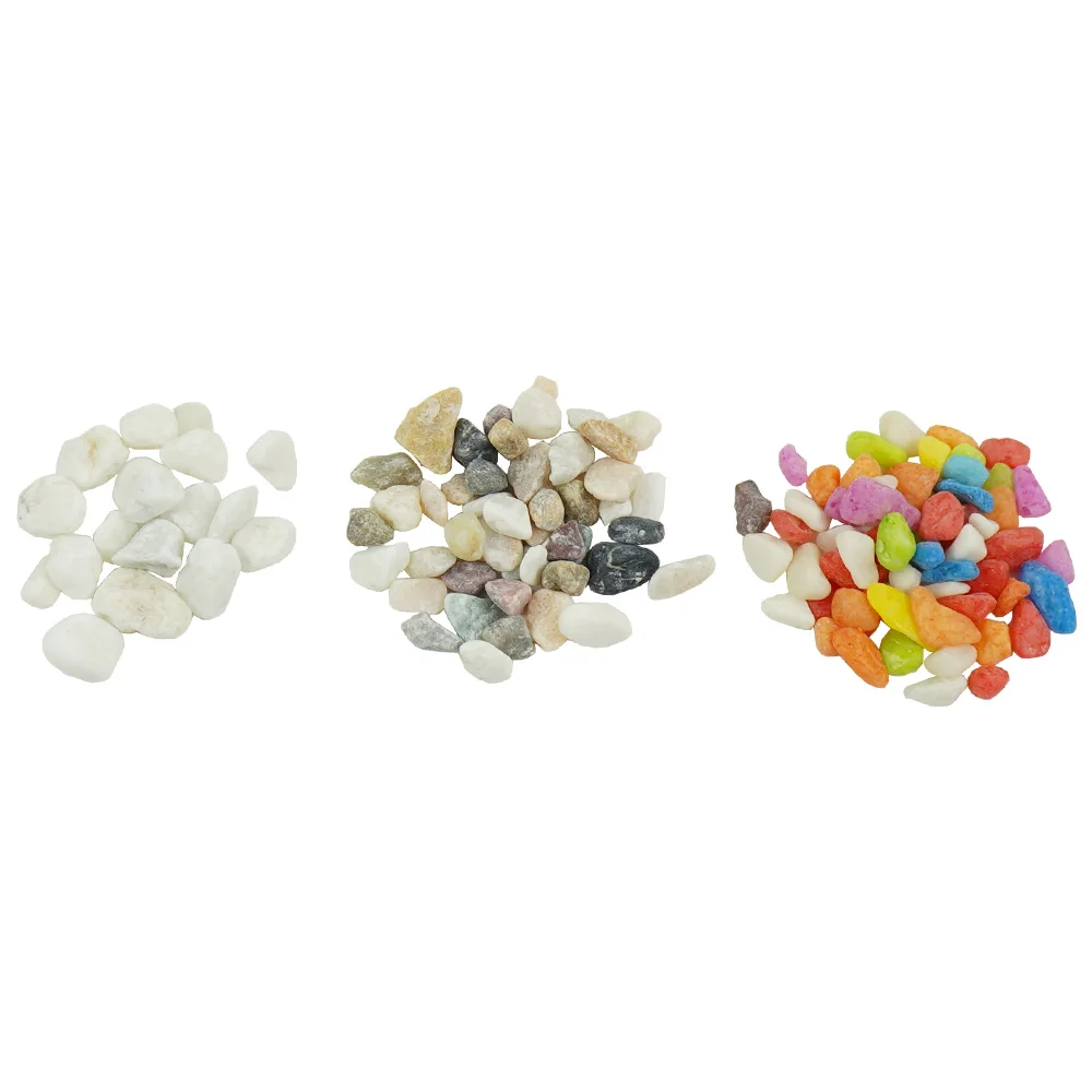 Natural Garden Pebbles Bonsai Stone Courtyard Paving Small Pot Plant Fish Tank Stones Outdoor Gravel Succulent Vase Decorative