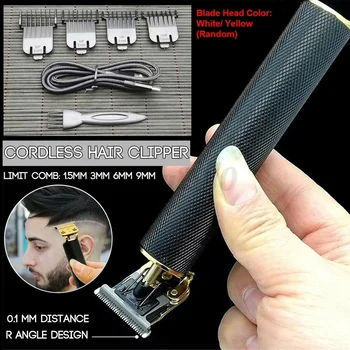 

USB Charging Barber Hair Trimmer Cordless Hair Clipper Hairdresser Professional Fast Charging Barber Men Hair Cutting Machine