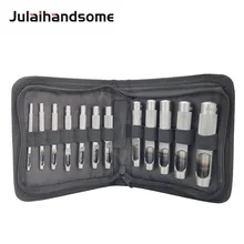 12 шт. дырокол для ремня Набор 3-16 мм с сумкой для хранения CRV