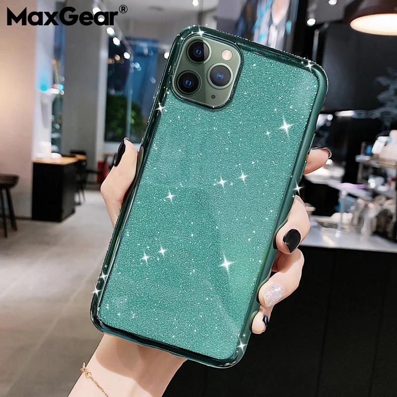 Блестящий чехол со стразами для Apple iPhone XS MAX XR X 7 8 Plus 6 S s 11 Pro Max 11Pro Мягкая