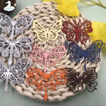 

Bunnymoon Butterflies Stencil Metal Cutting Dies For Scrapbooking Practice Hands-on DIY Album Card Craft Decoration