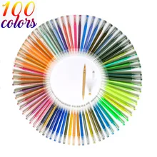 100 цветов тонкая подводка с двойным наконечником кисть Ручка фломастер Рисование Живопись Акварельная художественная Маркер ручки школьные принадлежности