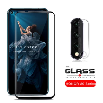 

2-in-1 camera tempered glass protector for honro 20s 20 pro 20 youth lite protective glass for honor 20 20lite 20 s screen film