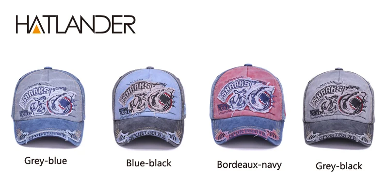 HATLANDER модные спортивные кепки наружные кепки для пробежек винтажная шляпа для папы 5 панелей Кепка с защелкой аппликация из хлопка Бейсболка с вышивкой