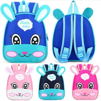

2020 Hot New Toddler Kids Waterproof Rabbit Backpack Boy Girl Cartoon Animal School Bags