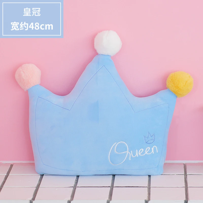 Kawaii Sun Star Crown Soft Plush Cushion