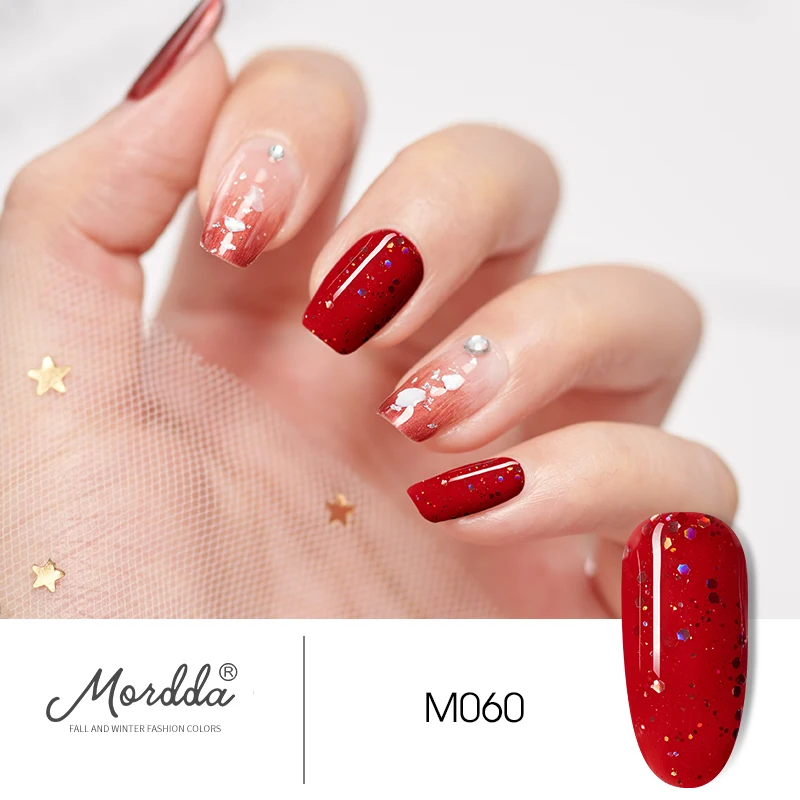 ROHWXY 8 мл УФ-Гель-лак замачиваемый Гель-лак для ногтей 60 цветов Vernis Nude Гель-лак для ногтей - Цвет: M-060