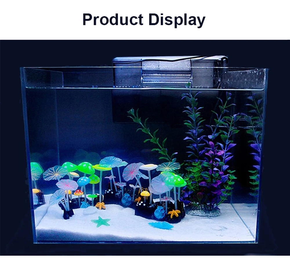 Title 8, Fluorescent Artificial Glowing Lotus Leaf Mushr...