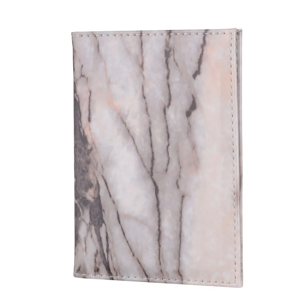 B5 New Fashion Marble Pattern Passport Cover Women PU Leather Cute Travel Passport Holder Waterproof Design Passport Covers - Цвет: B5