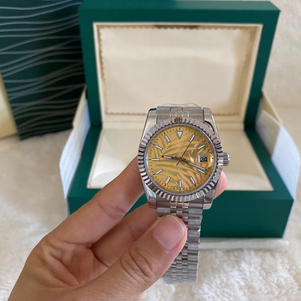 2021 New Men's Watches Automatic Mechanical Sapphire Business Men Stainless Steel Waterproof Watches reloj hombre montre de luxe