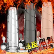 Хрустальный чехол гусеница чехол волчьи клыки оболочка удлинить грубая мужской презерватив Забавный секс продукт для взрослых