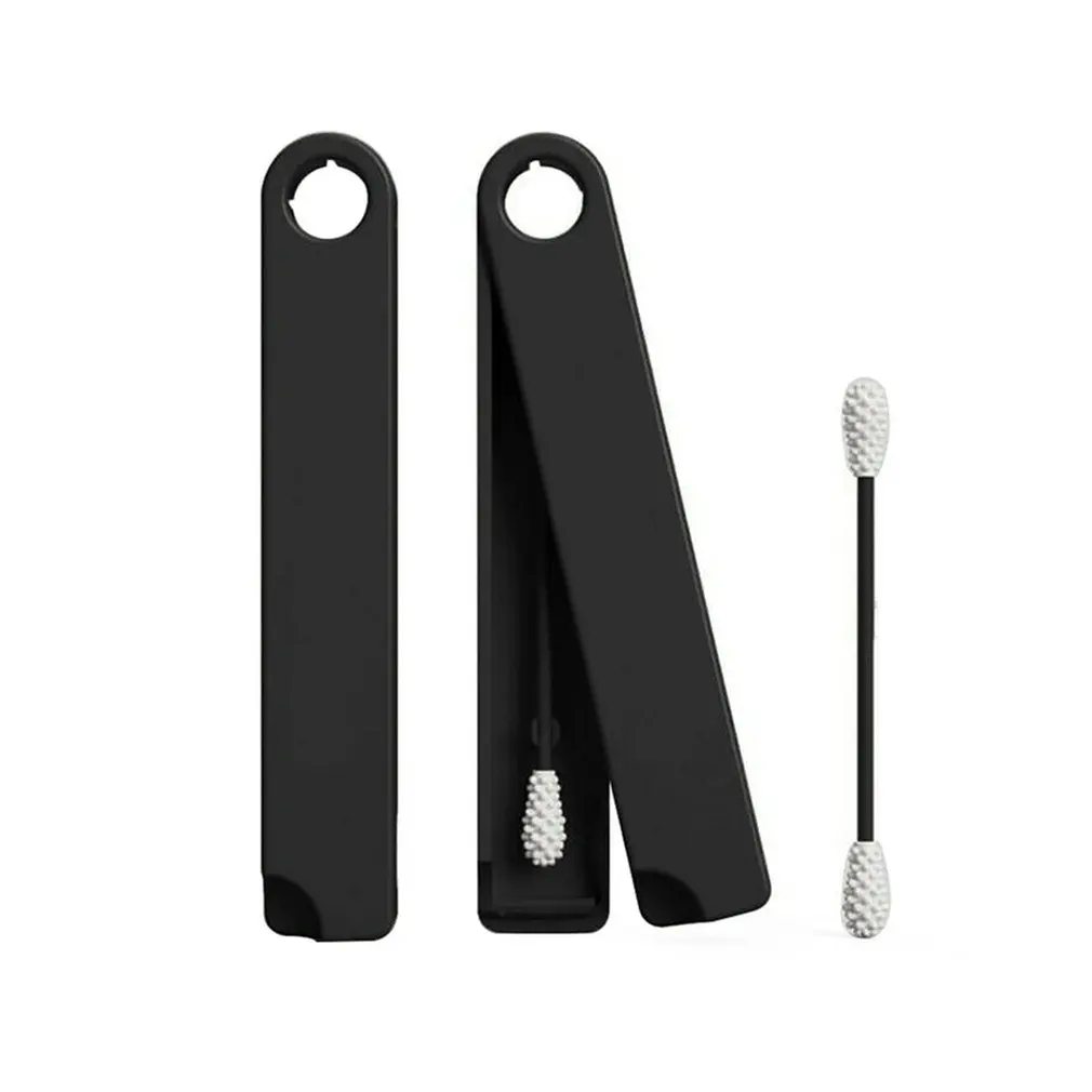 

Reusable Cotton Swab Ear Cleaning Cosmetic Cotton Buds Silicone Swabs For Cleaning Makeup And Touch-Ups