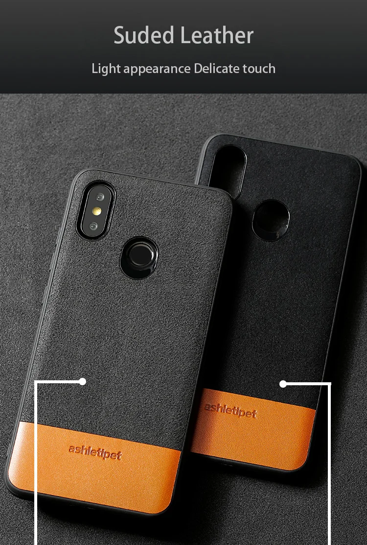 Для Xiao mi Red mi Note 5 Чехол note5 Натуральная кожа задняя крышка силиконовый замшевый прошитый чехол coque для Xiaomi mi 6 8 8SE