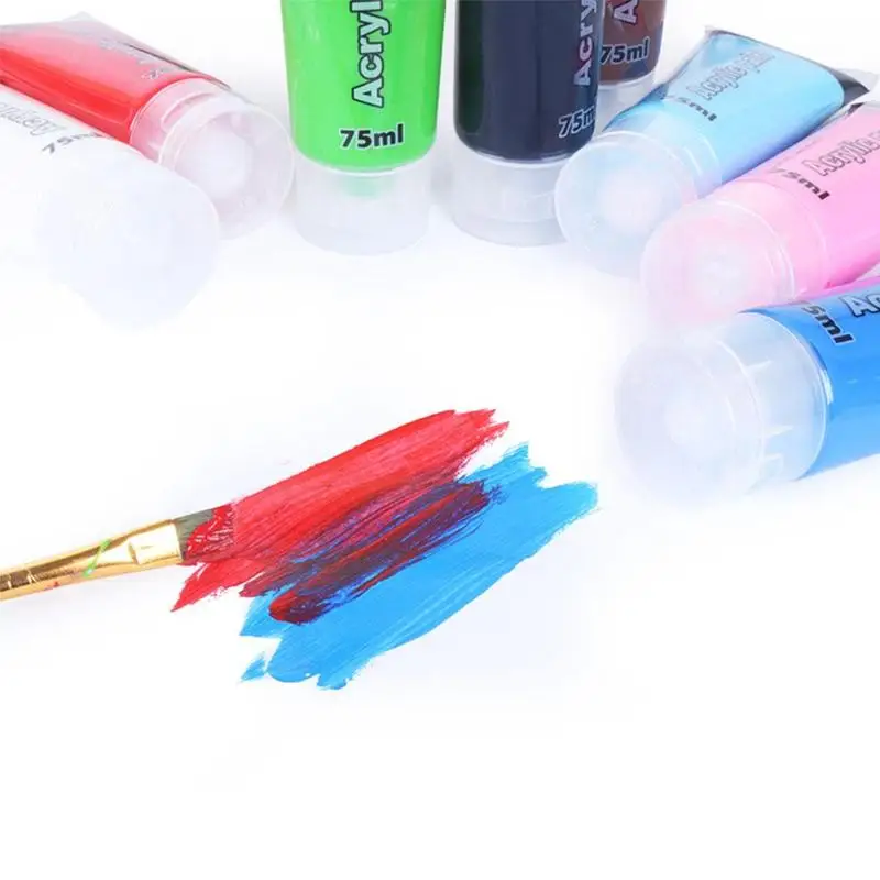 1 шт. акриловая краска для рисования профессиональная цветная детей обучающая
